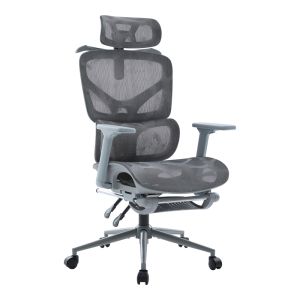 Office chair Vigo Mesh, gray color, 52X70X118-124 cm