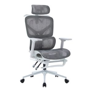 Office chair Vigo white, mesh gray, 52X70X118-124 cm
