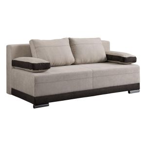 Sofa bed Kron beige color 198X95X81CM