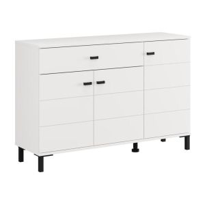 Chest of drawers Salamis 115 3K1F3V white color 116X35X78CM