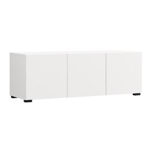 TV cabinet Argyll Tv 115 3K 1F1V white color 116X40X41CM