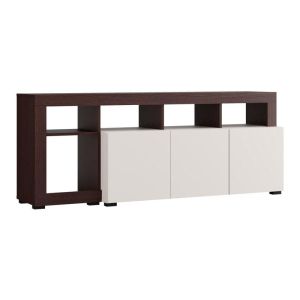 TV cabinet Argyll Tv 154 3K 1F1V Op cashmere with dark oak Taylor color 154X40X61CM