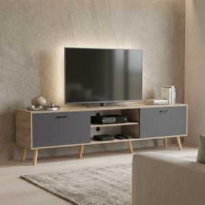 TV cabinet Gorna sonoma-anthracite 180X35X48.6CM