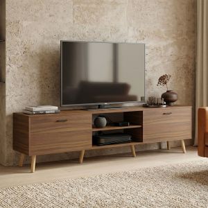 Gorna TV cabinet, walnut 180X35X48.6 cm