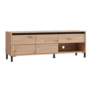TV cabinet Marron Tv 150 3K1F2V Artisan-matte black 151X40X52CM