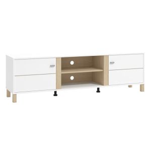 TV cabinet Peckham Tv 176 white light color Port 176X40X52CM