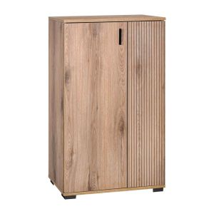 Valenor shoe cabinet, cinnamon oak color, 69X34X120 cm