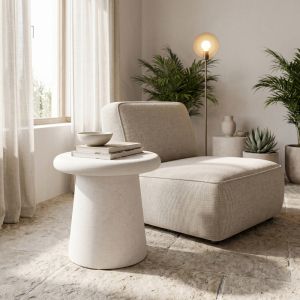 Помощна маса Herona Mdf бяла D47X48СМ