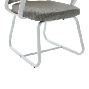 Palma white office chair, gray, mesh, 46X52X94 cm