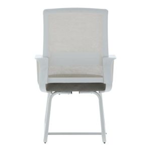 Palma white office chair, gray, mesh, 46X52X94 cm