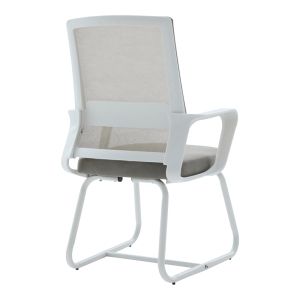 Palma white office chair, gray, mesh, 46X52X94 cm