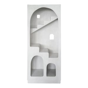 Boolten Mdf white bookcase 80X38X190 cm