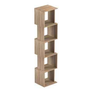 Bookcase Cubik Sonoma 35X30X161CM