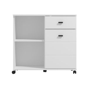 White chest of drawers Corby 77 2K 77X35X72CM