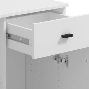 White chest of drawers Corby 77 2K 77X35X72CM