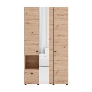 Wardrobe Campsie 3K1F1O H207 Artisan oak color 118X52X208CM