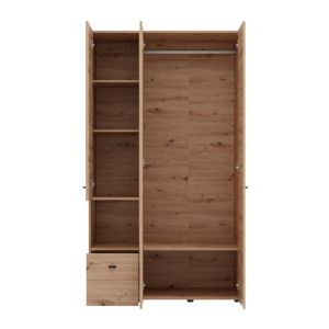 Wardrobe Campsie 3K1F1O H207 Artisan oak color 118X52X208CM