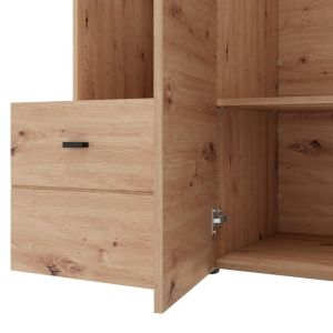 Wardrobe Campsie 3K1F1O H207 Artisan oak color 118X52X208CM