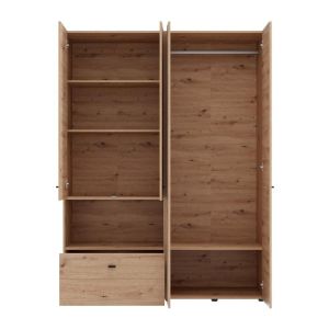 Wardrobe Campsie 4K1F1O H207 Artisan oak color 155X52X208CM