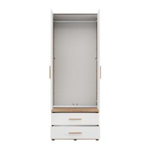 Wardrobe Dillon 2K2F H207 artisan oak-white 79X52X208CM