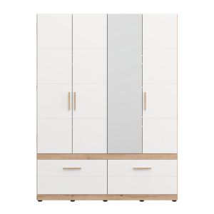 Wardrobe Dillon 4K2F1O H207 artisan oak-white 155X52X208CM
