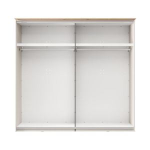 Wardrobe with mirror Lambeth 220 Og H205 cashmere-colored artisan oak 220X62X205CM