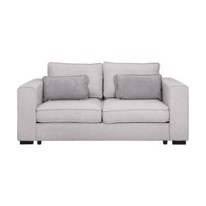 Two-seater sofa Huelva beige fabric 181X93X86CM