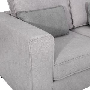 Two-seater sofa Huelva beige fabric 181X93X86CM