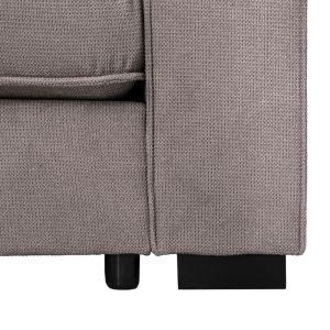 Two-seater sofa Huelva brown fabric 181X93X86CM