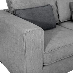 Two-seat sofa Huelva gray payment 181X93X86CM