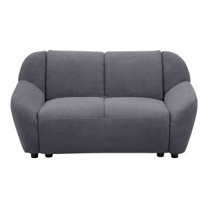 Two-seater sofa Echono anthracite fabric 144X88X77CM