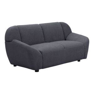 Two-seater sofa Echono anthracite fabric 144X88X77CM