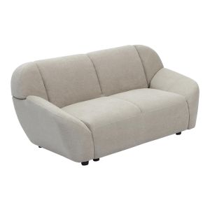 Two-seater sofa Echono beige fabric 144X88X77CM