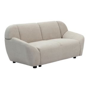 Two-seater sofa Echono beige fabric 144X88X77CM