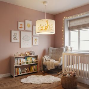 Children's chandelier Tots Led E27 multi-colored Pvc D30X20CM