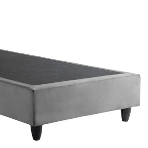 Единично легло Pakda антрацит кадифе 90X200СМ