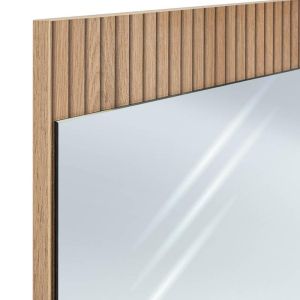 Set of 2 wall mirrors Alicante natural color Canella Strada 47X1.8X68CM