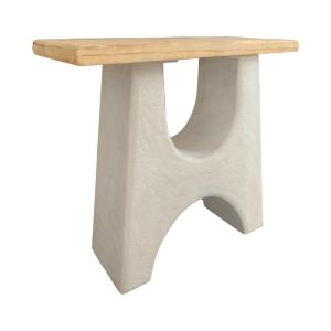 Console table Marila made of fir - MDF in natural ecru color 100X38X80CM