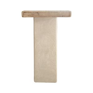 Console table Marila made of fir - MDF in natural ecru color 100X38X80CM