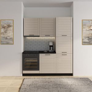 Кухненски шкаф Drina D60 Ur бяло-пясъчен гланцов цвят 60X55X82СМ