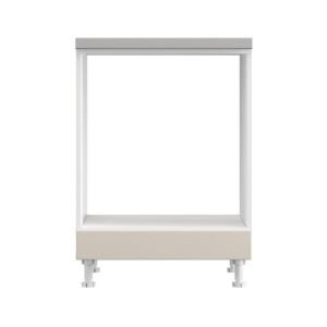 Кухненски шкаф Drina D60 Ur бяло-пясъчен гланцов цвят 60X55X82СМ