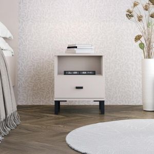 Bedside table Salamis NO1F cashmere color 39X35X45CM