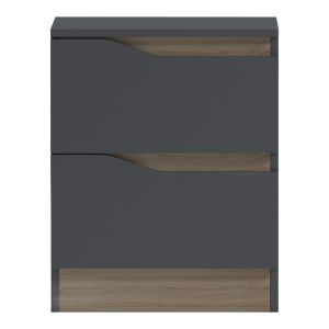 Bedside table Verena anthracite-sonoma 40X40X50CM