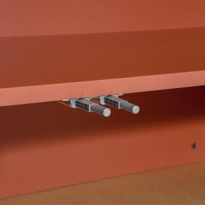 Oval buffet Elington natural-orange 160X40X80CM