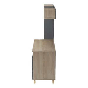 Office module Kontor Sonoma-anthacite 120X50X160CM