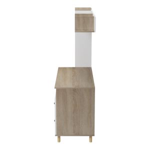 Office module Kontor Sonoma-white 160X50X162CM