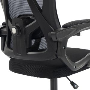 Office chair Exeter Mesh, black, 50X58X119-129 cm