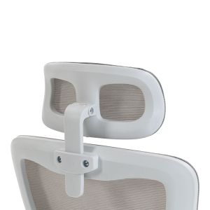 Office chair Mainz white - mesh gray 50X60X112-122CM