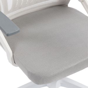 Office chair Penza white - mesh gray 48X58X92-102CM