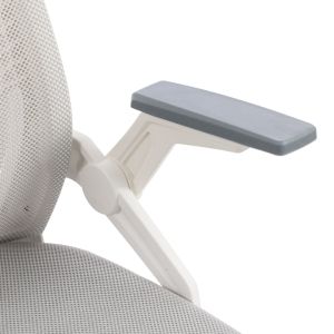 Office chair Penza white - mesh gray 48X58X92-102CM